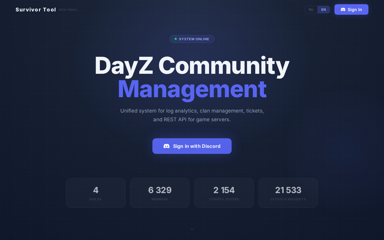 DayZ Community Administration Platform